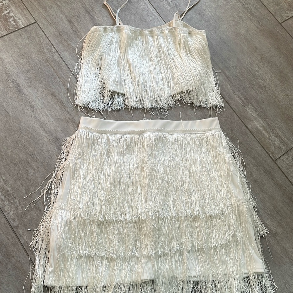 Fun 2Piece flapper skirt and top